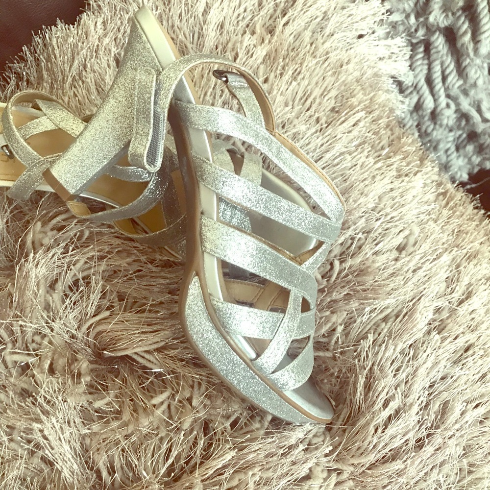 Silver heels